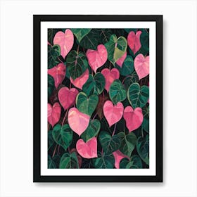 Heart Of Palms Art Print