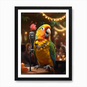 Party Parrot Art Print