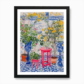 Chinese Garden 2 Art Print