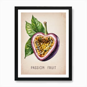 Passion Fruit Art Print