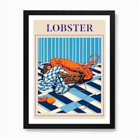 Lobster 2 Seafood Poster Art Print