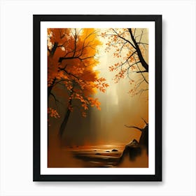 Autumn Forest 11 Art Print