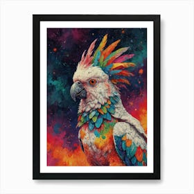 Colorful Parrot 20 Art Print