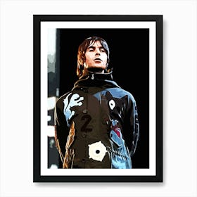 liam gallagher oasis britpop music band 8 Art Print