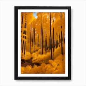 Autumn Forest 108 Art Print