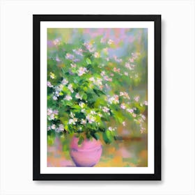 Jasmine 3 Impressionist Painting Art Print