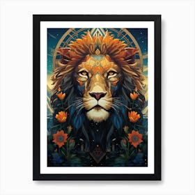 Lion Art 1 Art Print