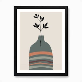 Plant In A Vase 4 Art Print