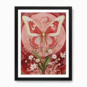 Red Butterfly 1 Art Print