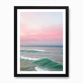 Englishman'S Bay, Tobago Pink Photography 1 Art Print