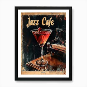 Jazz Cafe 8 Art Print