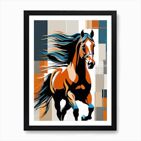 Modern Horse Art, 104 Art Print