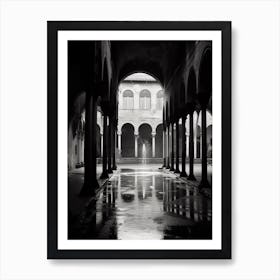 Ravenna, Italy,  Black And White Analogue Photography  2 Art Print