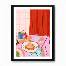 Table For Two Art Print