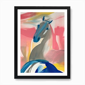 Watercolor Horse Art Print