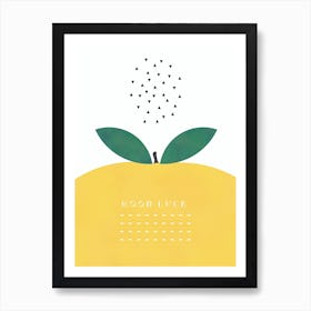 GOOD LUCK - FRUIT SPIRIT Art Print