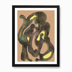 'B' Abstract  Art Print