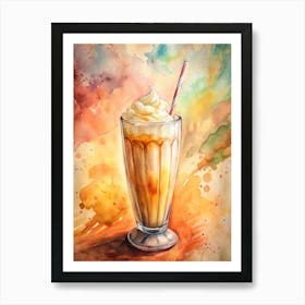 Almond Milk Shake India Art Print