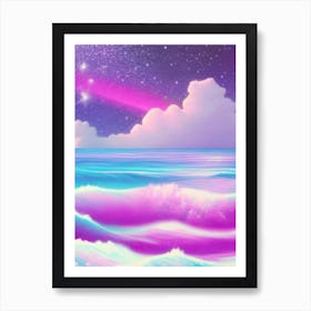 Psychedelic Painting Sealife Art Print