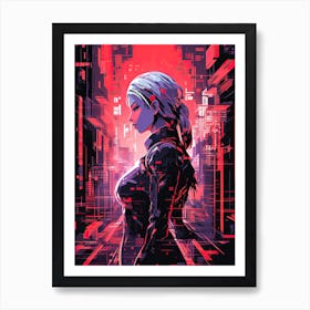 Cyberpunk art Art Print