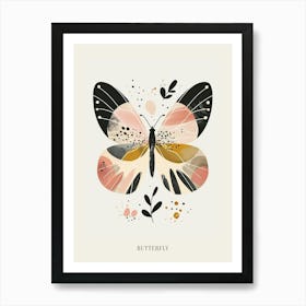 Colourful Insect Illustration Butterfly 31 Poster Art Print