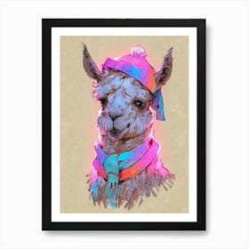 Llama 18 Art Print