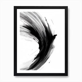 Black Art Painting 9 Art Print