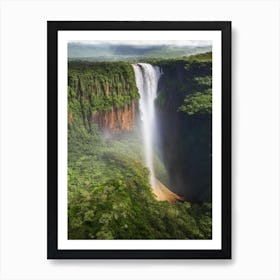 Kaieteur Falls, Guyana Realistic Photograph (2) Art Print