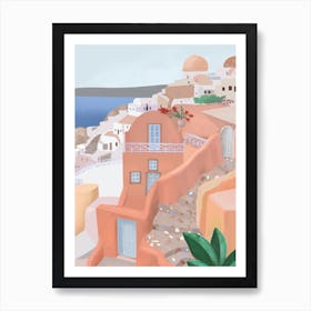 Santorini, Greece Art Print