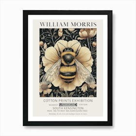 William Morris Bee Vintage Exhibition Art Print