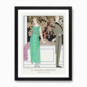 La Premiere Imprudence Robe Du Soir, De Beer (1921), George Barbier Art Print