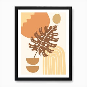 Tropical Leaf Canvas Print Poster