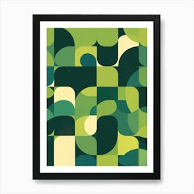 Abstract Geometric Pattern Art Print