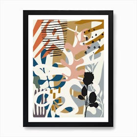 Mid Century Abstracts Minimal Art Print