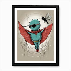 Super Hero Art Print