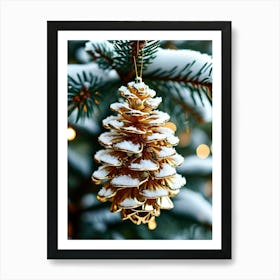 Christmas Tree Ornament 1 Art Print