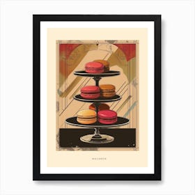 Macaron Art Deco Poster Art Print