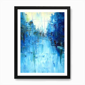 Blue City Art Print