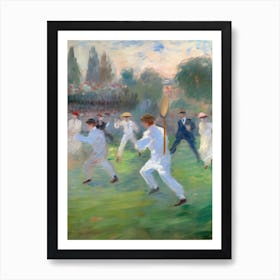 Cricket In The Style Of Monet 2 Art Print