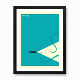 Explore The Sea Art Print