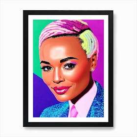 Thandiwe Newton Pop Movies Art Movies Art Print