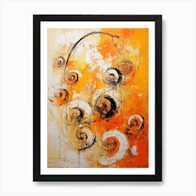 Snail Abstract Expressionism 1 Art Print