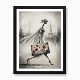 Eiffel Tower Canvas Print Art Print