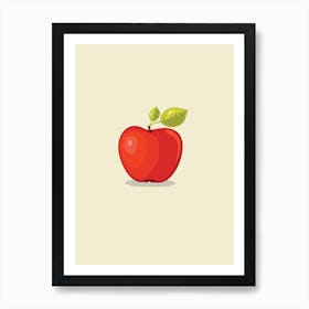 Abstract Apple Art Print