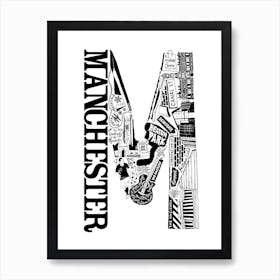 Manchester Art Print