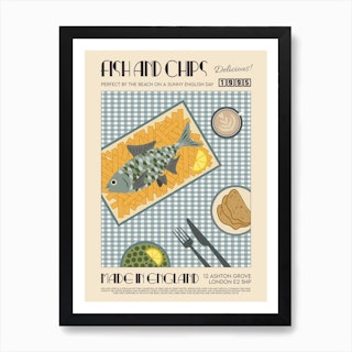 The Fish And Chips Art Print