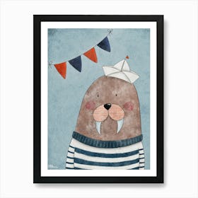 Walrus Art Print