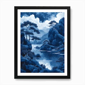 Fantastic Chinese Landscape 8 Art Print