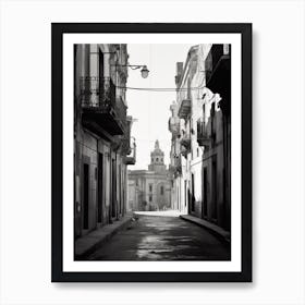 Catania, Italy, Black And White Photography 3 Art Print