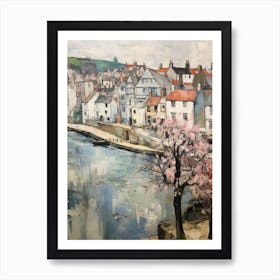 Whitby (North Yorkshire) Painting 1 Art Print